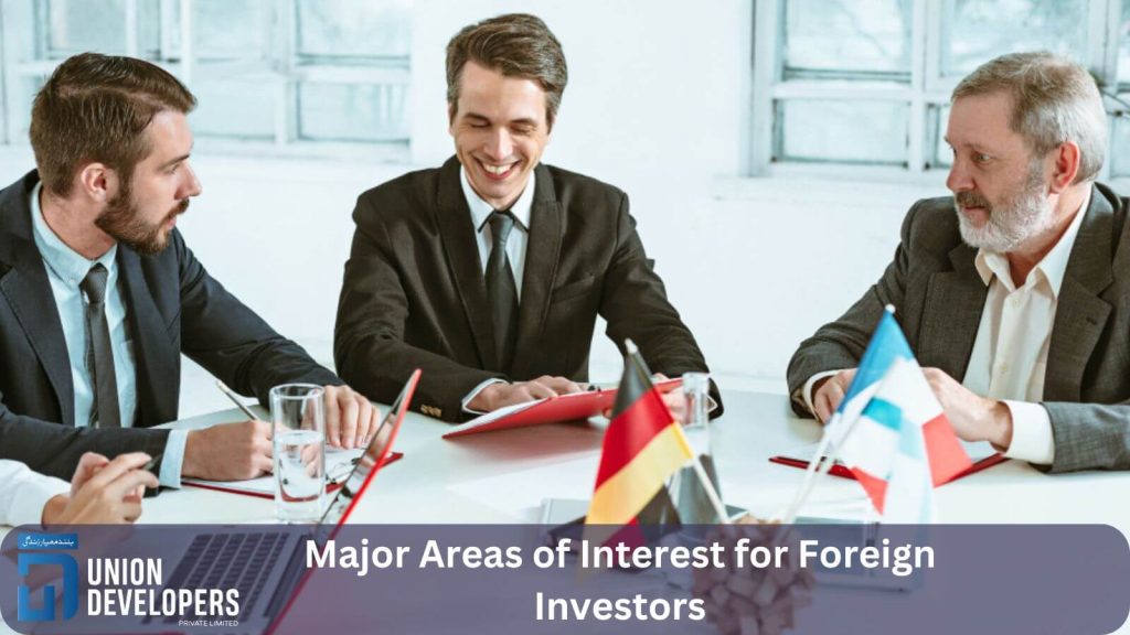 Major Areas of Interest for Foreign Investors