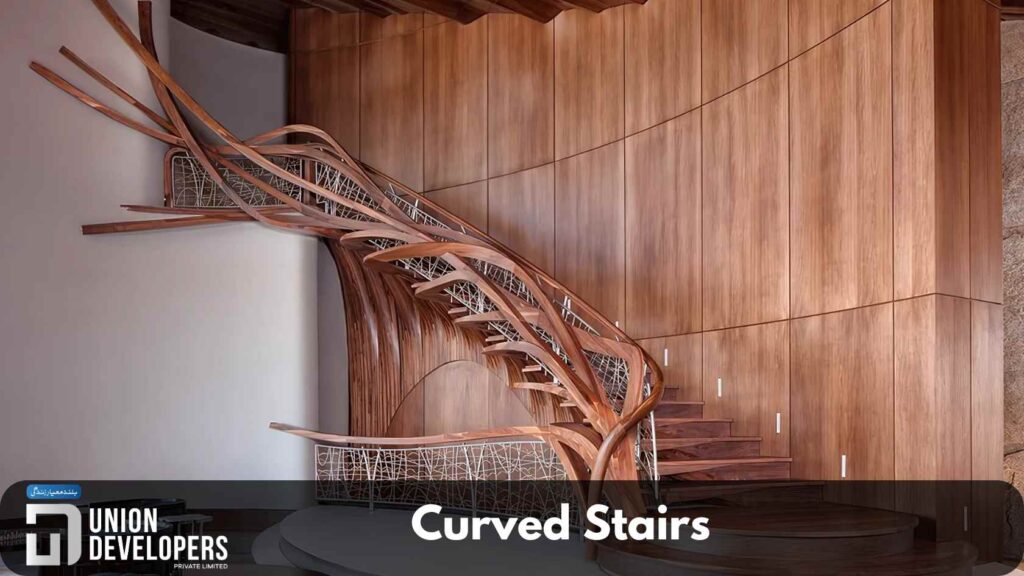 Curved Stairs design